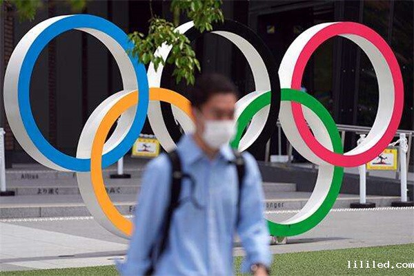检测奥运五环标志的颜色，使用分光测色仪！