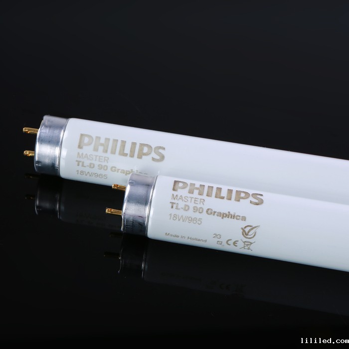 PHILIPS 标准光源D65灯管MASTER TL-D 90 Graphica 18W/965